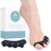 Mind Bodhi Toe Separators - Correcting Bunions and Restoring Toes to Their Original Shape - For Men and Women - Toe Spacers Bunion Corrector – Black