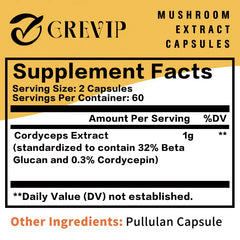 Cordyceps Mushroom Brain Supplement