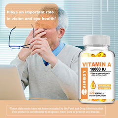 Vitamin A 3000mcg Capsules for Vision & Immunity