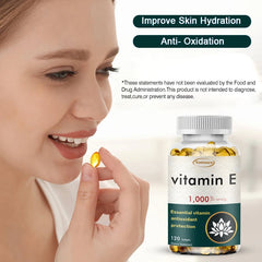 Vitamin E 1000IU Antioxidant Capsules