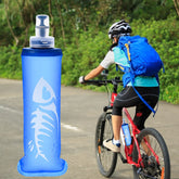 Foldable Silicone Water Bottle for Camping & Sports