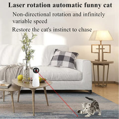 Automatic Smart Cat Toy with LED Laser