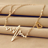 Heartbeat Clavicle Necklace