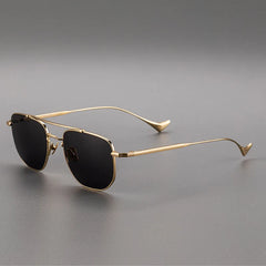 Titanium Square Polarized Sunglasses
