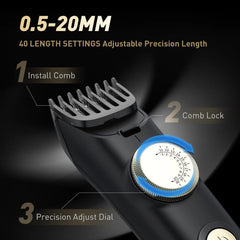 Electric Shaver & Hair Trimmer Set