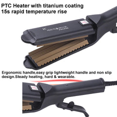 Fluffy Hairstyle & Anti-Static Iron