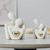 Abstract Couple Ceramic Statue