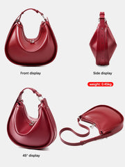 Zency Genuine Leather Hobo Bag