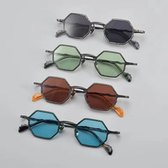 Steampunk Polygonal Titanium Glasses