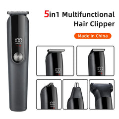 Professional Cordless Hair Clippers & Trimmer Set
