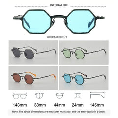 Steampunk Polygonal Titanium Glasses