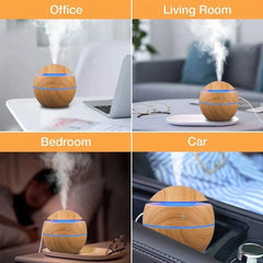 Wood Ultrasonic Aroma Humidifier