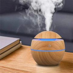 Wood Ultrasonic Aroma Humidifier