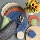 6PCS Woven Ramie Placemats