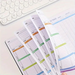 Spiral Fitness Journal with Exercise & Nutrition Plans