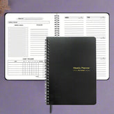 Undated Weekly Planner Spiral Agenda A5