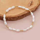Minimalist Pearl Bead Bracelet