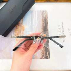 Acetate Alloy Unisex Eyeglasses