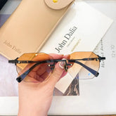 Rimless Alloy Sunglasses