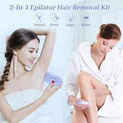 4-in-1 Rechargeable Women's Epilator & Hair Remover