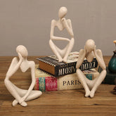 Sand Color Thinker Statue