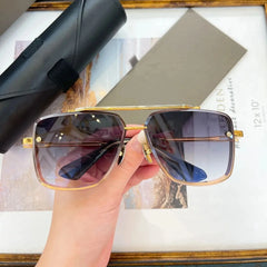 Luxury Square Titanium Sunglasses