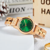 Elegant Wooden Women's Watch