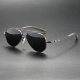 Dual Beam Pilot Titanium Sunglasses