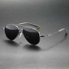 Dual Beam Pilot Titanium Sunglasses