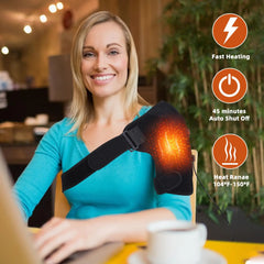 "Adjustable Heated Shoulder Wrap