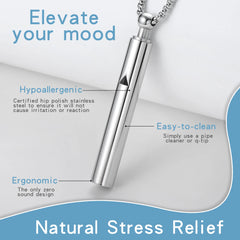 Anxiety Relief Breathing Pendant Necklace