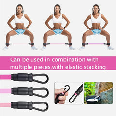 Booty Resistance Band with Ankle Straps for Home Gym