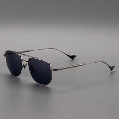Titanium Square Polarized Sunglasses