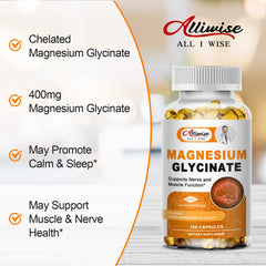 Magnesium Glycinate Supplement with Zinc