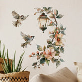 Floral Bird Wall Sticker