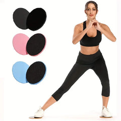 2Pcs Yoga Sliding Discs for Core Training