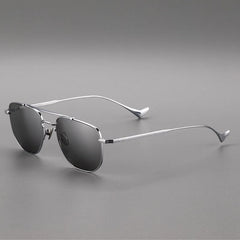 Titanium Square Polarized Sunglasses