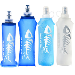 Foldable Silicone Water Bottle for Camping & Sports
