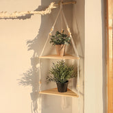 Floating Triangle Wall Shelf