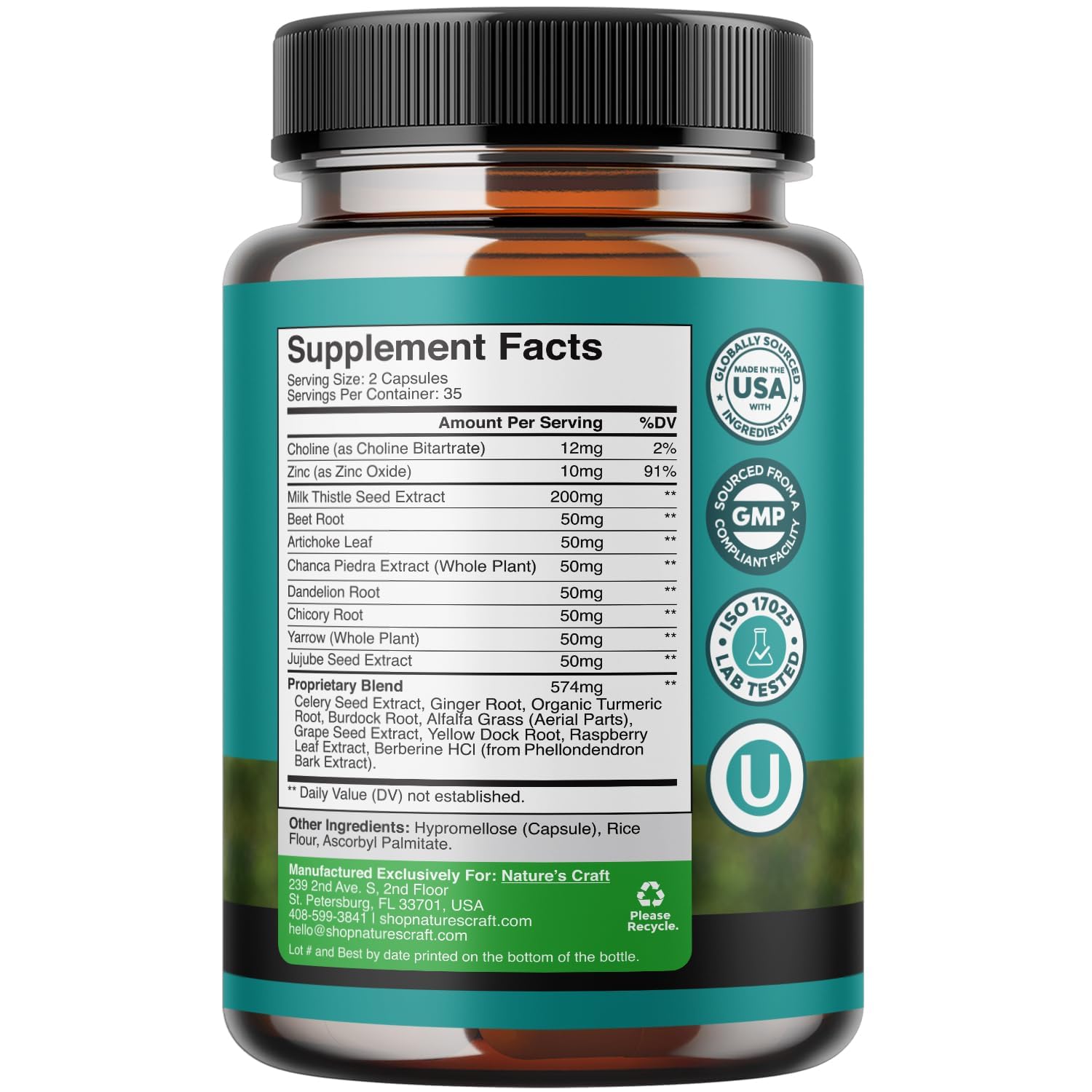 Liver Cleanse Detox & Repair 70 Capsules - Herbal Liver Support Milk Thistle Supplement - Silymarin Milk Thistle Supplements with Dandelion Root, Choline, Beetroot & Artichoke Extract