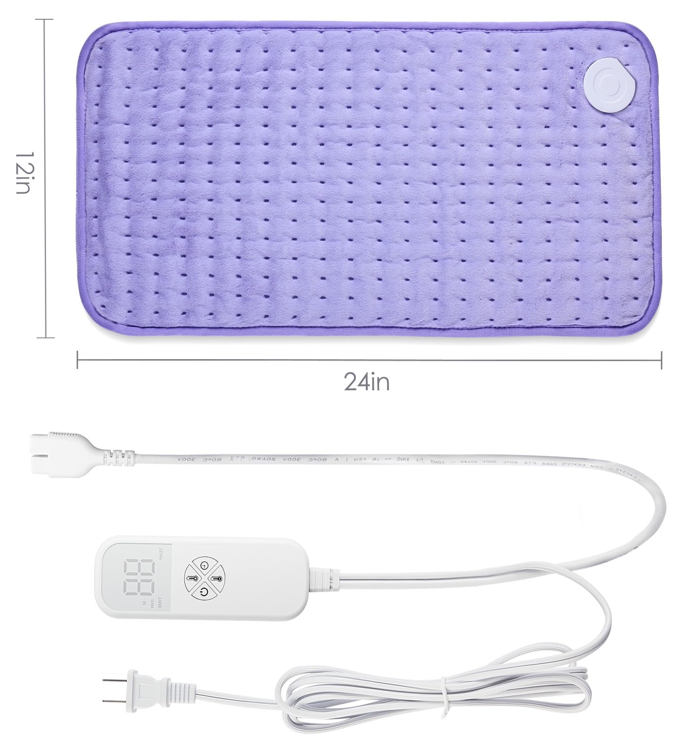 Heating Pad for Back Pain Cramps Relief - Electric Heating Pad for Neck/Shoulder/Muscle Pain - 6 Heat Settings, Auto Off, Moist Heat Options, Machine Washable, Mothers Day Gifts for Mom, Women - XL