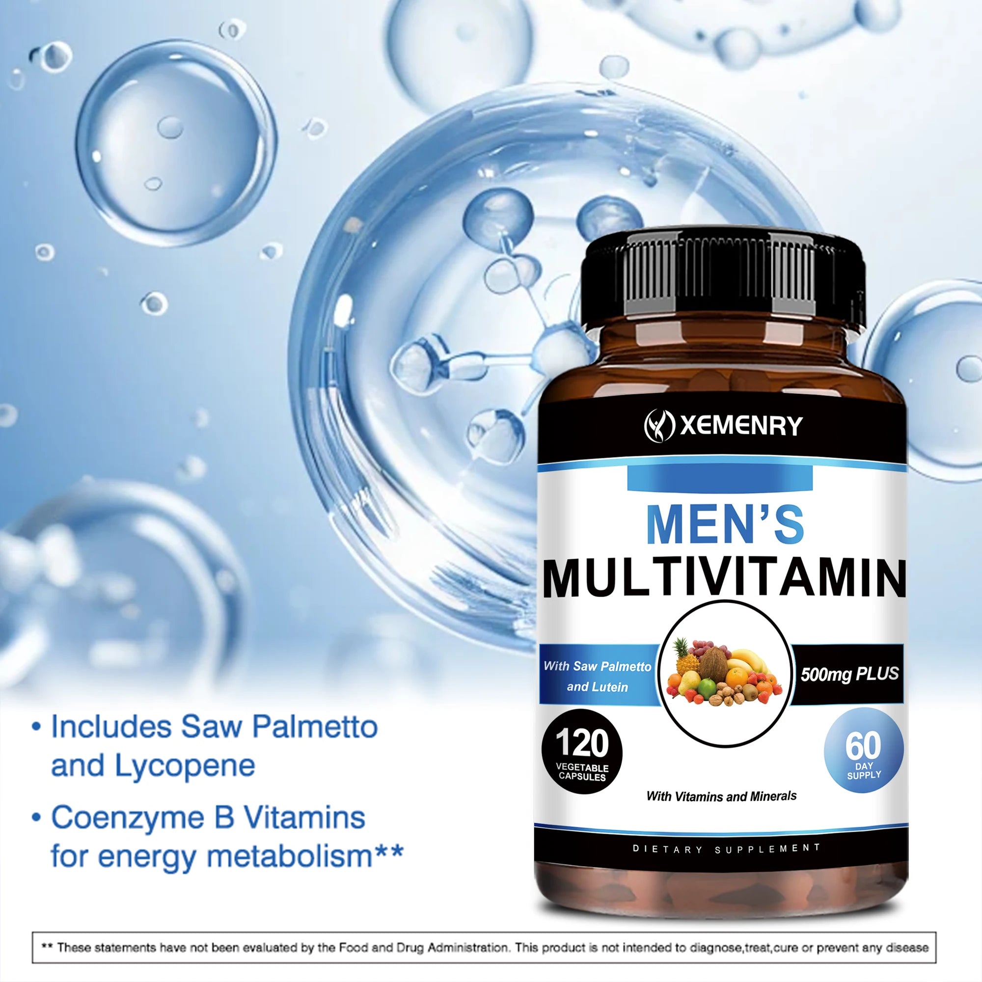 Men's Multivitamin Energy Supplement