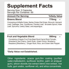 Organic Superfood Greens Supplement