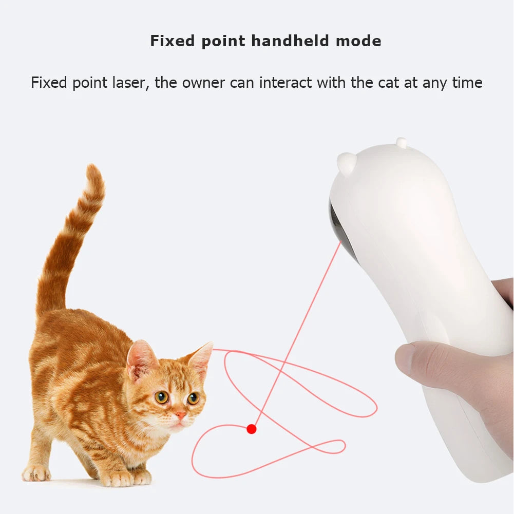 Automatic Smart Cat Toy with LED Laser