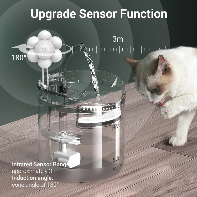 Automatic Cat Water Fountain Dispenser
