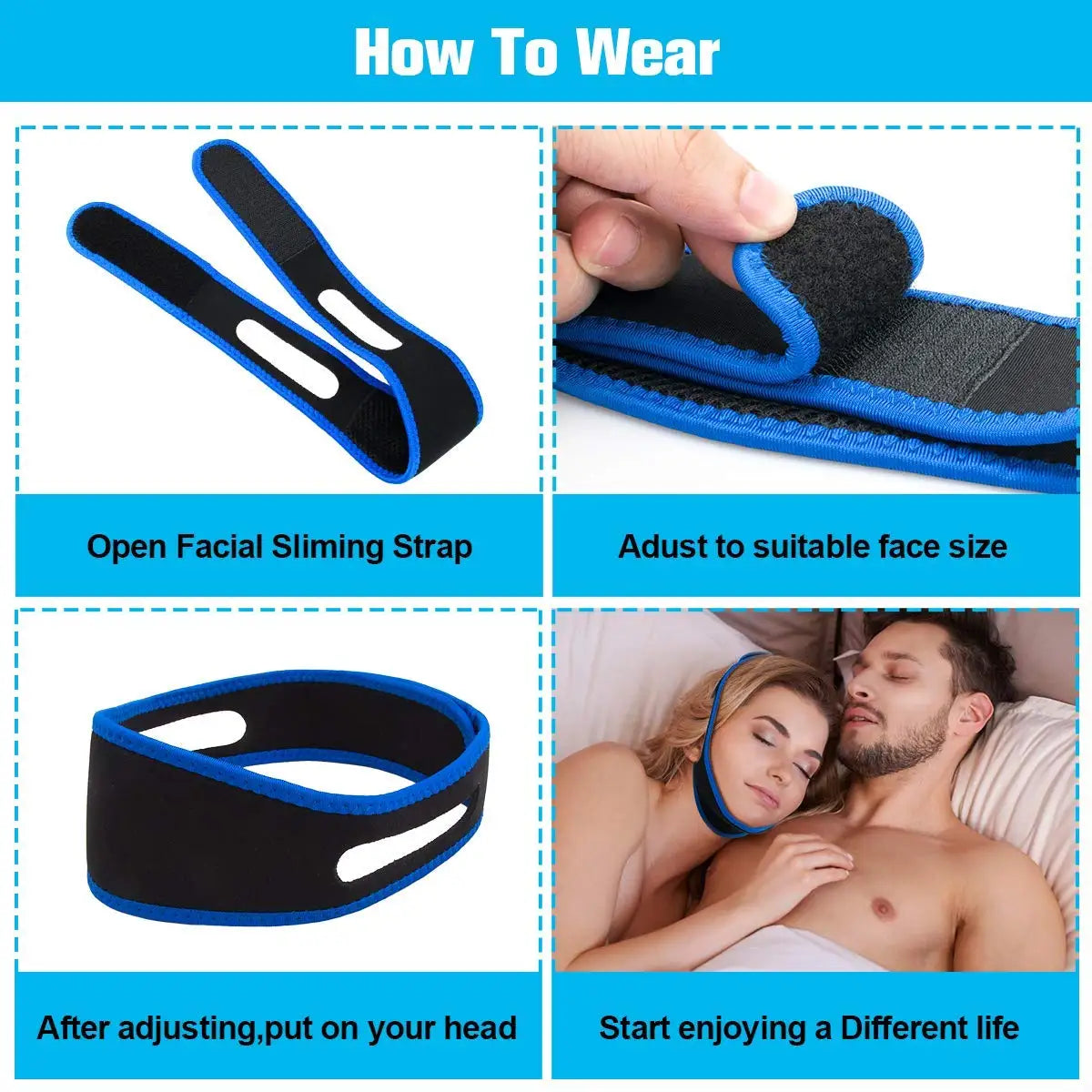 Anti-Snoring Chin Strap