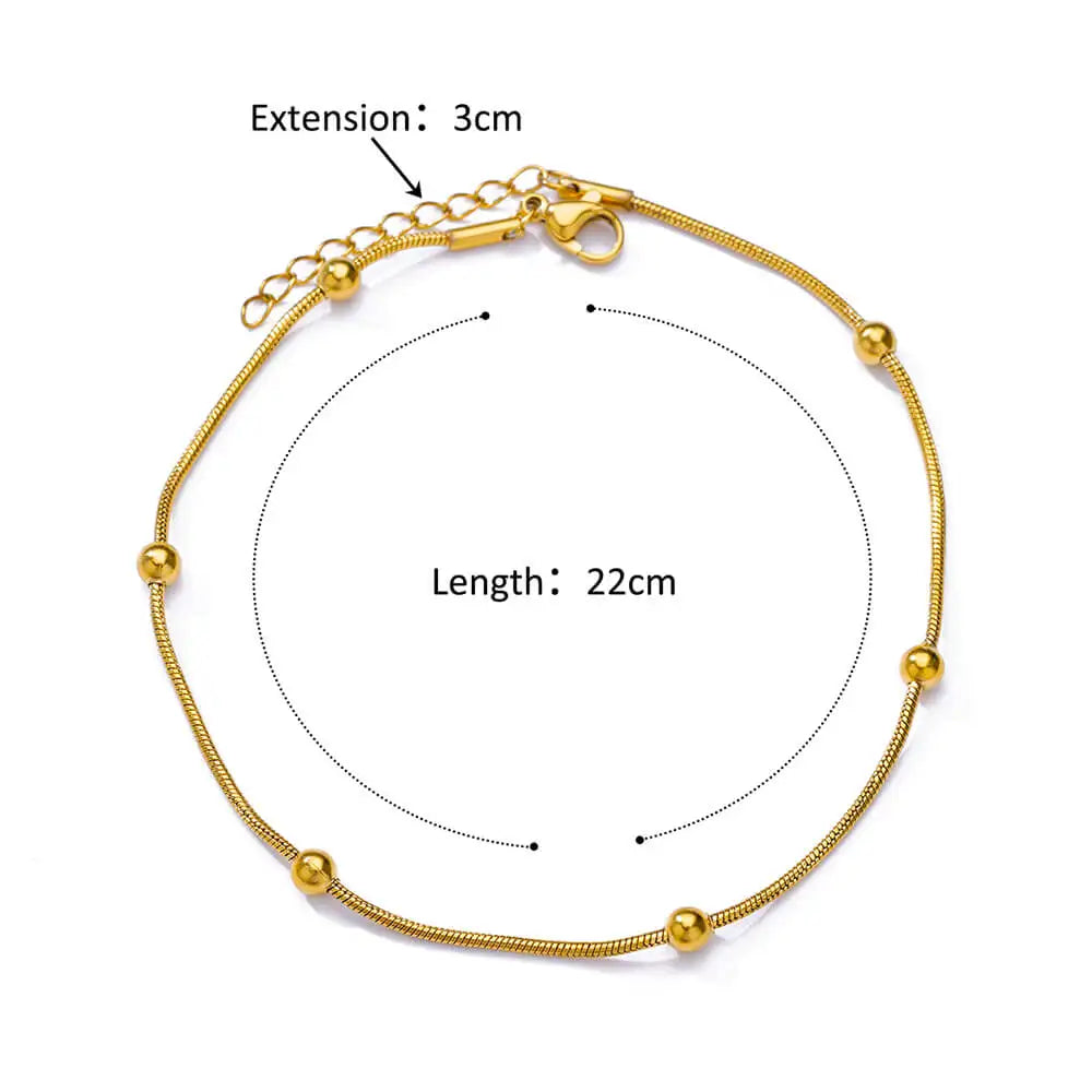 Vintage Beaded Anklet