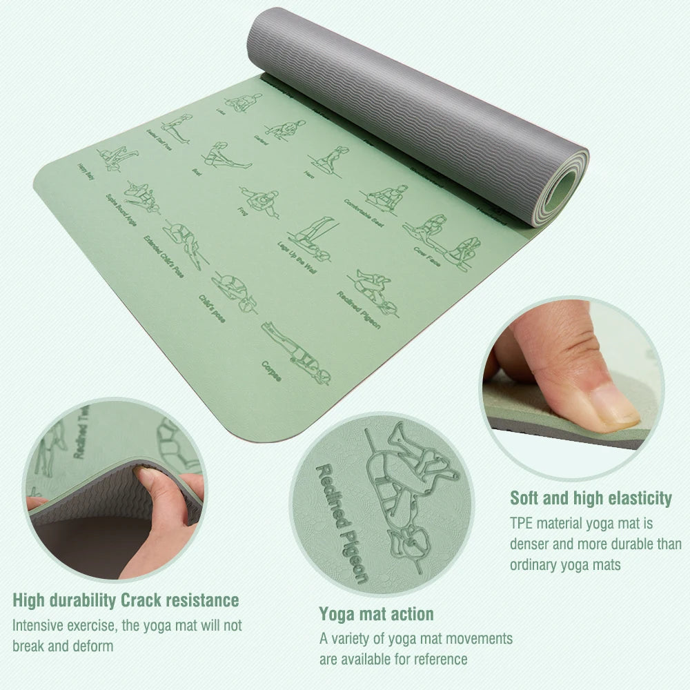 Non-Slip Yoga Mat for Fitness