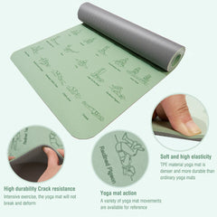 Non-Slip Yoga Mat for Fitness