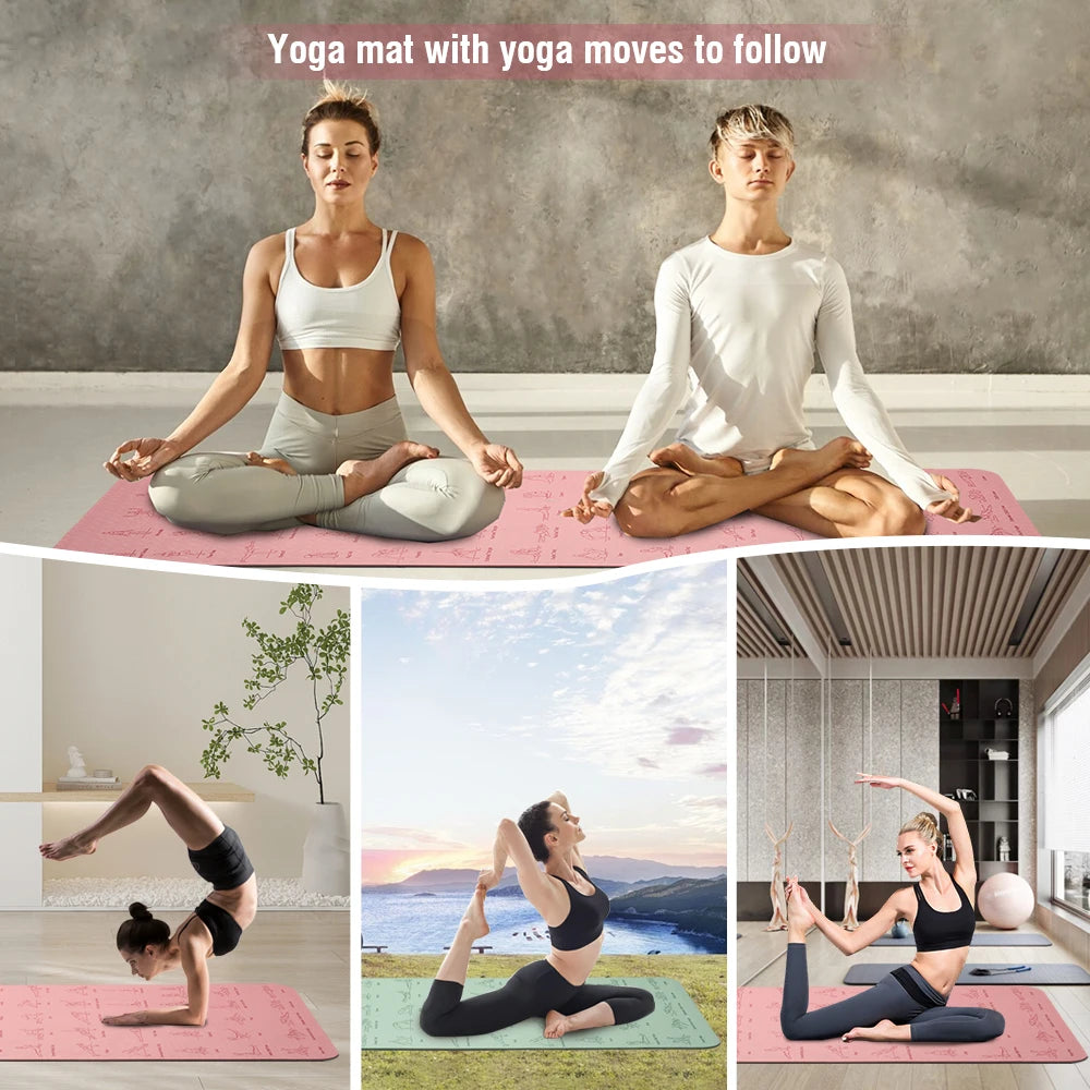 Non-Slip Yoga Mat for Fitness